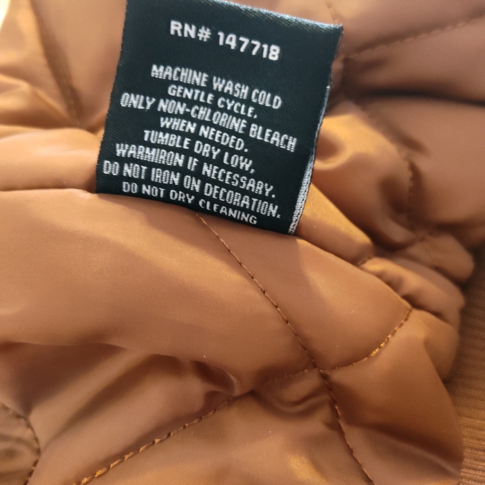 NWT Rebels Racing Jacket Small - Orange and Brown - Picture 13 of 13
